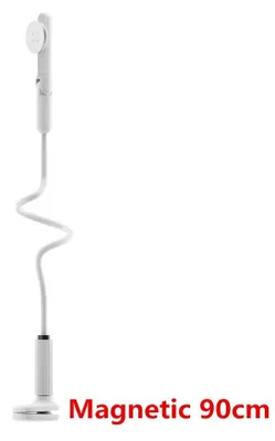 Produktbild von Handy- und Tablet-Halterung - Magnetischer Schwanenhals 90 cm - 360° drehbar - Flexibler Langarm - Bett/Schreibtisch - Weiß