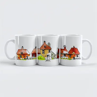 Produktbild von raxxa Premium-Tasse "Colourful street"