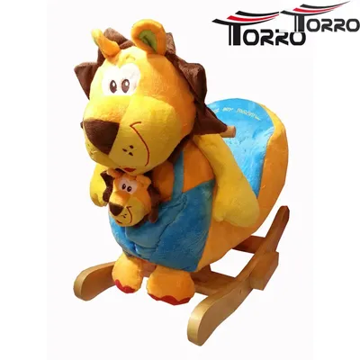 Produktbild von Torro Schaukellöwe *SUPERKIMBA* mit Baby Schaukeltier - Schaukelpferd
