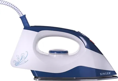 Produktbild von SINGER SHG6201 Dampfbügelstation 850 W 1 2 l Edelstahl-Bügelsohle Schwarz  Blau  Grau