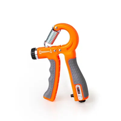 Produktbild von Handtrainer mit Zähler Einstellbare Stärke 5-60 kg fingertrainer krafttrainer Orange