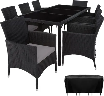 Immagine prodotto di tectake® Almansa gruppo di sedute in rattan per 8 persone