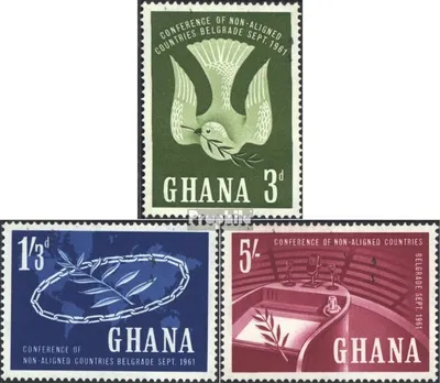 Produktbild von Briefmarken Ghana 1961 Mi 103-105 (kompl.Ausg.) postfrisch Länder-Konferenz