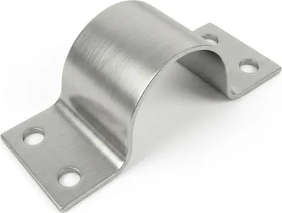 Produktbild von PremiumX Mastschelle 42mm 4-Loch Stahl SAT Mast Rohrschelle
