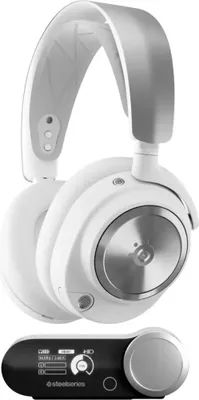Zdjęcie produktu dla SteelSeries 61524, Przewodowe, Gaming, 10 - 40000 Hz, Słuchawki, Biały