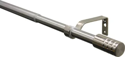 Produktbild von Gardinia Zylinder 1-Lauf Ø 16/19 mm edelstahl-optik 120-210 cm