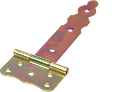 Produktbild von Aqbau® Kreuzgehänge Scharnier Türband Ladenband T-Bänder T-Scharniere Verzinkt (85x200mm)