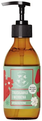 Produktbild von CZTERY SZPAKI - Erdbeer- und Eisenkraut-Flüssigseife, 300 ml