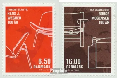 Produktbild von Briefmarken Dänemark 2014 Mi 1776-1777 (kompl.Ausg.) FDC Dänisches Design