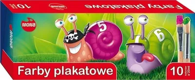 Produktbild von Plakatmalfarben 10 Farben 20 ml Mona