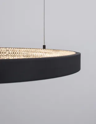 Produktbild von Nova Luce PRESTON LED Pendelleuchte Schwarz 35W Warmweiss 120x60cm dimmbar 9865160