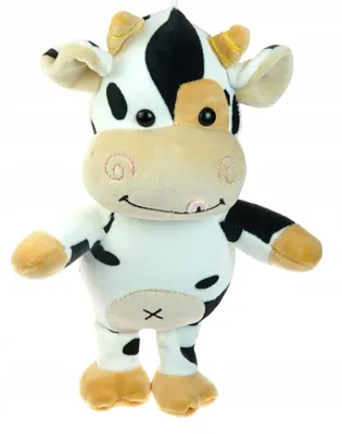 Produktbild von Plüsch Kuh Kuscheltier Weiches Niedliches Spielzeug 27cm