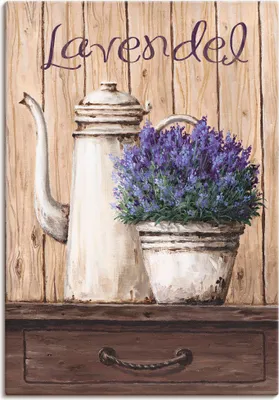 Produktbild von ARTland Leinwandbild Lavendel Größe: 50x70 cm