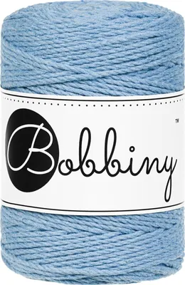 Obrázok produktu pre Bobbiny Macrame Cord 1,5 mm 100 m Perfect Blue Špagát