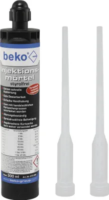Produktbild von beko Injektionsmörtel-SET: 1 x IJM 300 ml styrolfrei, 2 x Zwangsmischer
