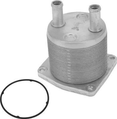 Image de 1 Refroidisseur D'Huile Moteur Pour Mitsubishi Outlander Refroidisseur D'Huile De Transmission Avec Joints Toriques No.2920A108 Alliage D'Aluminium Ton Argent