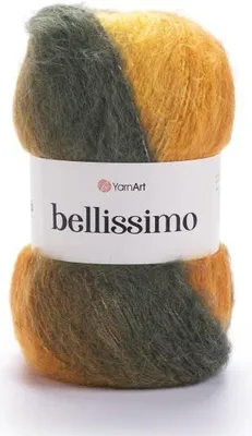 Produktbild von Yarnart Bellissimo 1405: Weiche, leichte Mohair-Wolle, ideal für warme Projekte.
