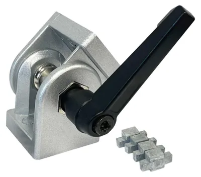 Produktbild von SCHMIDT systemprofile 10x Gelenk 40 Nut 8 Aluminium 40x40 Klemmhebel