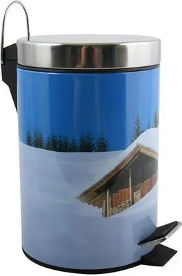 Obrázek produktu pro Koš na kosmetiku MSV "Cottage" Pedálový koš Koš na odpadky - 3 litry - s vyjímatelným vnitřním košem