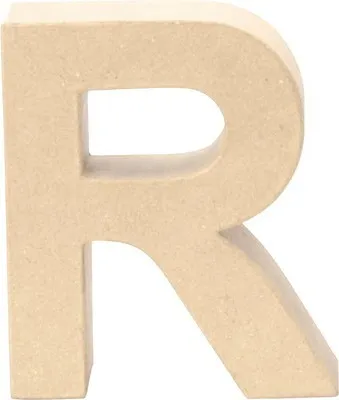 Produktbild von Glorex Papp-Buchstabe R 17,5 x 5,5 cm