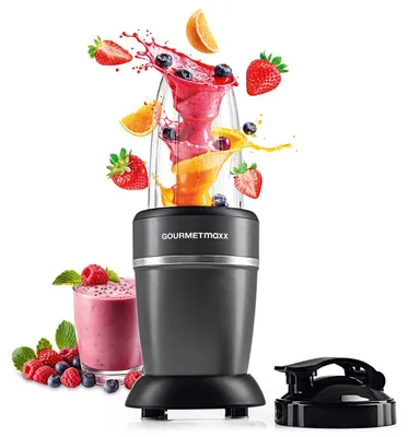 Productafbeelding van GOURMETmaxx Nutrition Mixer Pro 1.000 met accessoire set M - Voor shakes, smoothies en meer.