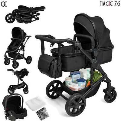 Immagine prodotto di Passeggino trio 3 in 1 con navicella e seggiolino auto