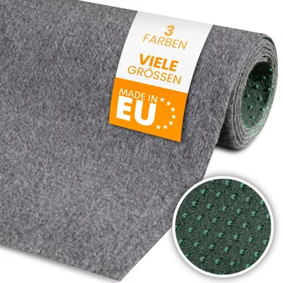 Produktbild von Outdoorteppich Balkon Teppich, Rasenteppich o. Kunstrasen mit Noppen als Meterware für Balkon, Terrasse, Garten und Camping individuell zuschneidbar.