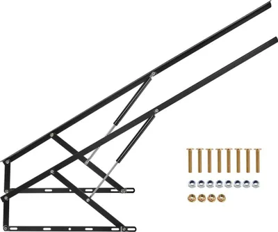 Immagine prodotto di Staffa di supporto per letti a parete - Ferramenta per il fai da te fino a 140 kg - 150 cm Accessori per mobili da letto