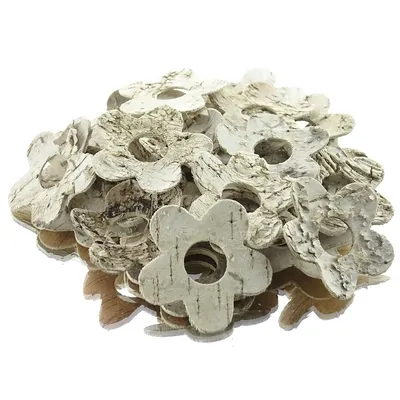 Produktbild von nature trends Birkenrinde - Streublumen Ø 6 cm - 30er Box