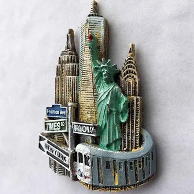Produktbild von New York USA Magnet Souvenir, Haus & Küchen Dekoration New York USA Reise Magnet Geschenk