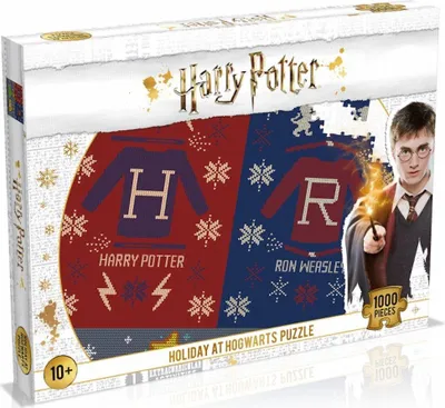 Produktbild von Harry Potter - Puzzle - Christmas in the Wizarding World (1000 Teile)