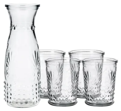 Produktbild von HOMLA LORENS Karaffe 2 mit Gläsern 5-tlg.