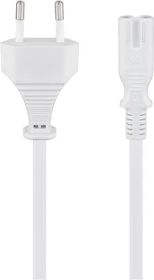 Immagine prodotto di goobay Anschlusskabel Eurostecker weiß 1,8 m (Bulk)
