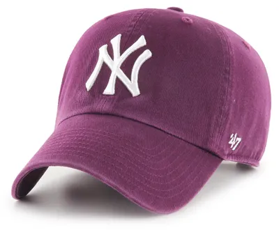 Produktbild von '47 Brand MLB New York Yankees '47 CLEAN UP Cap Plum