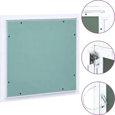 Obrázok produktu pre Nábytková kontrolná klapka s hliníkovým rámom a GK vložkou 300x300 mm - Kontrolné dvierka 145098