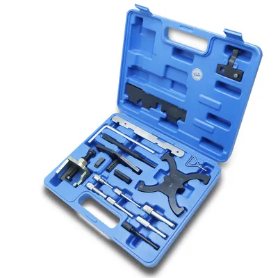 Produktbild von CCLIFE Motor Einstellwerzeug Arretierung Steuerzeiten Wechsel Werkzeug Diesel Benzin Kompatibel mit PSA Ford 1.25 1.4 1.6 1.7 1.8 2.0 TDCI
