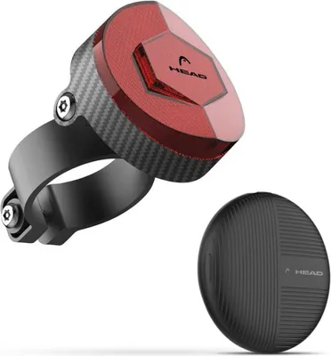 Immagine prodotto di HEAD HDTR03, cercatore per biciclette, nero, rosso, impermeabile, IP66, CR2032