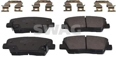 Image de plaquettes de frein arrière + kit. KIA