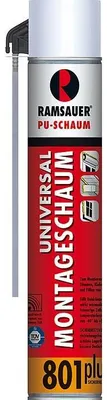 Produktbild von RAMSAUER 801 Universal PolyurethanMontageschaum B3 750 ml Dose Gelb