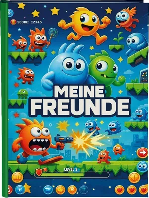 Produktbild von Goldbuch Freundebuch Level Up!