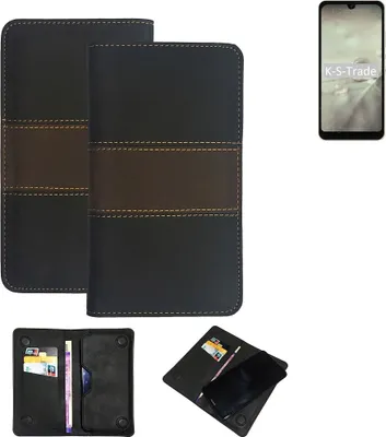 Produktbild von K-S-Trade Hülle Handyhülle kompatibel mit Sharp Aquos Wish2 Schutzhülle Walletcase Bookstyle Tasche Schutz Case Handytasche Wallet Cover Kunstleder