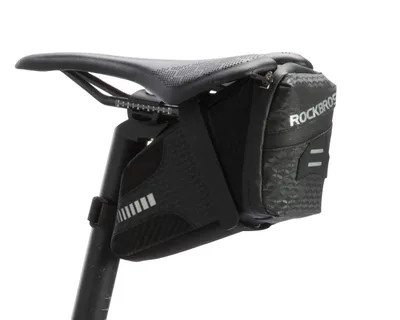 Immagine prodotto di ROCKBROS borsa da sella per bicicletta, per MTB bici da strada pieghevole circa 1,5 litri, nero