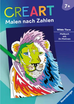 Produktbild von CreArt Malen nach Zahlen ab 7: Wilde Tiere