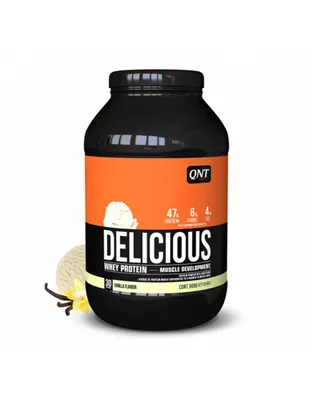 Produktbild von QNT Delicious Whey Protein (908g) Vanilla - Eiweiße - Molkenprotein-Mischung