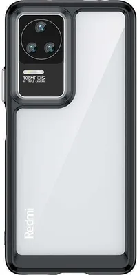 Productafbeelding van Beschermhoes voor Xiaomi Poco F4 5G, type "Outer Space", met flexibele rand, zwart