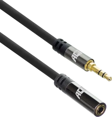 Zdjęcie produktu dla ACT AC3615, 3.5mm, Męska, 3.5mm, Żeńska, 2 m, Czarny