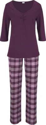 Produktbild von Vivance Dreams Pyjama 2 -teilig bordeaux Größe 36/38