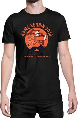 Produktbild von Herren T-Shirt Dragon Anime Manga Ball Z Master Roshi 016, Man 4XL / Schwarz