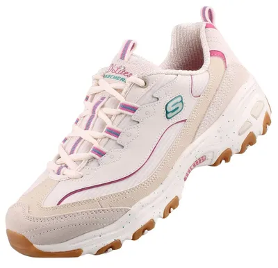 Image de Skechers D´Lites Bold Views Damen Sneaker Natur/Multi