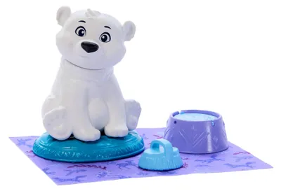 Produktbild von Disney Frozen Disney Die Eiskönigin Elsa-Modepuppe und Eisbärenjunges-Figur mit 4 Pflegezubehörteilen, Modepuppe, Weiblich, 3 Jahr(e), 304,8 mm, -1045000 g, Mehrfarbig